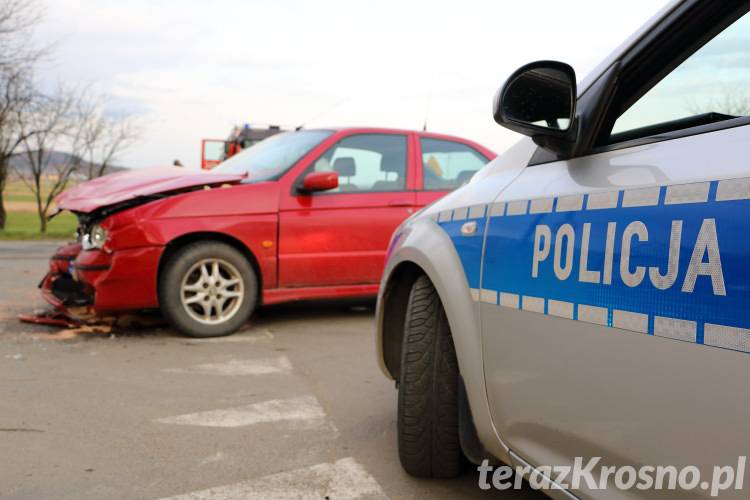 Wypadek w Bziance. Poszkodowana kobieta w ciąży