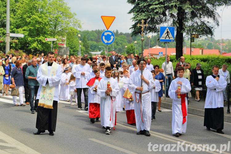 Procesja Bożego Ciała w Krośnie [WIDEO]