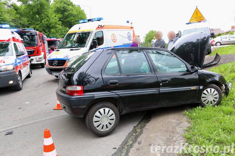 Kolizja w Targowiskach. Kobieta nie ustąpiła pierwszeństwa