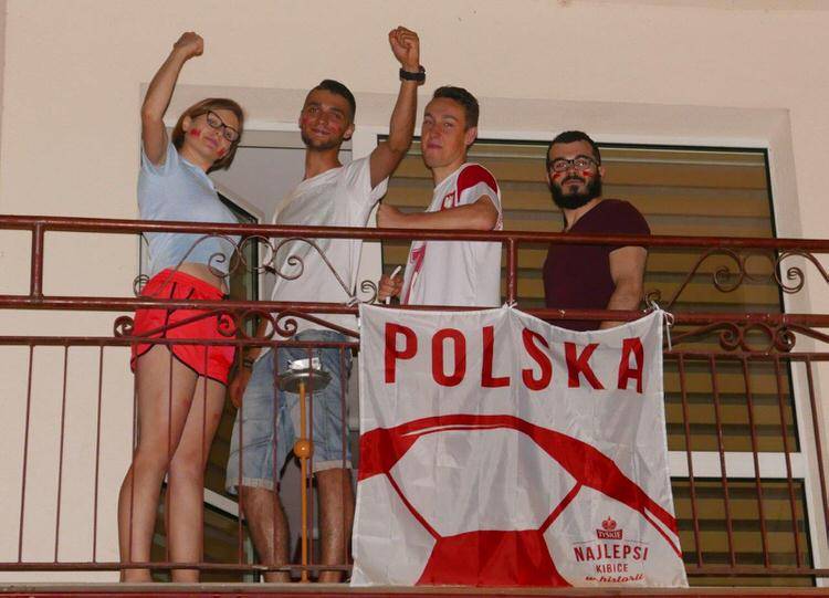 Polska - Portugalia. Tak kibicowali w Miejscu Piastowym