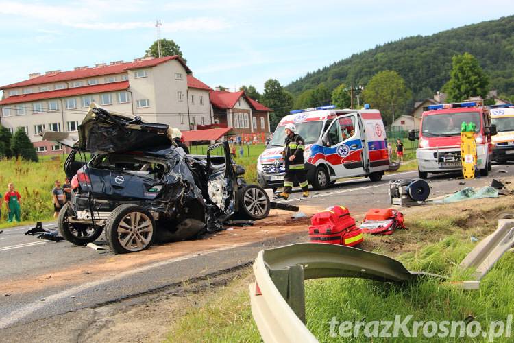 Poważny wypadek w Tylawie. Ranną zabrał śmigłowiec