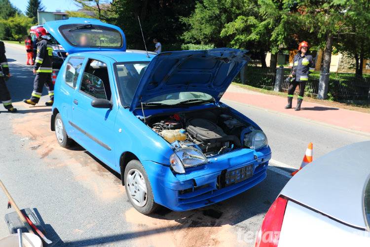 Zasłabł za kierownicą i uderzył w inny samochód