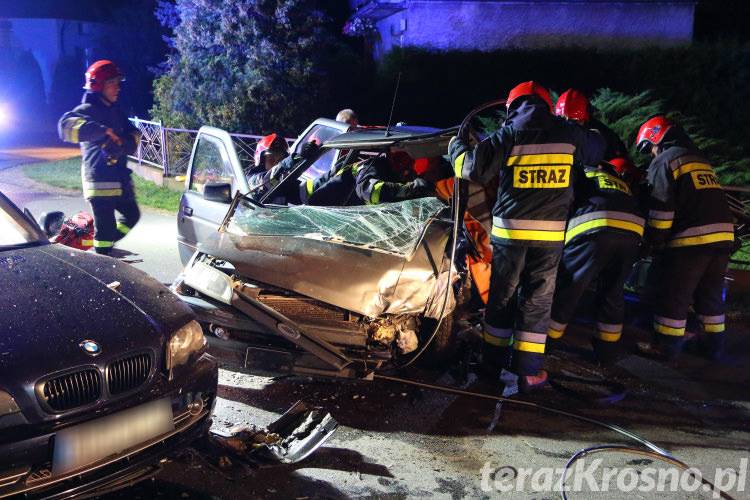 Wypadek w Żarnowcu. Cztery osoby poszkodowane