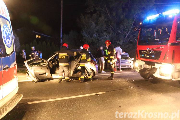 Trzy samochody zderzyły się w Potoku