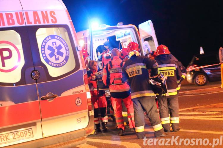 Wypadek na Krakowskiej. Nie żyje motocyklista