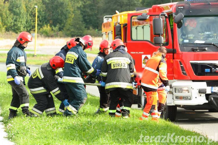 Czarna seria. Wypadek motocyklisty w Krośnie