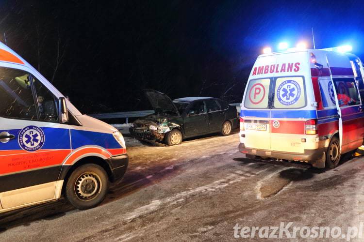 Wypadek w Świerzowej Polskiej, zderzenie dwóch samochodów