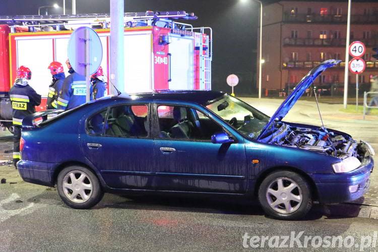Wypadek w Krośnie. Groźne zderzenie na skrzyżowaniu