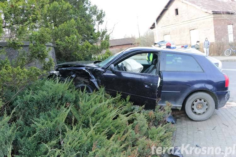 Wymusiła pierwszeństwo na skrzyżowaniu. Kolizja w Krośnie