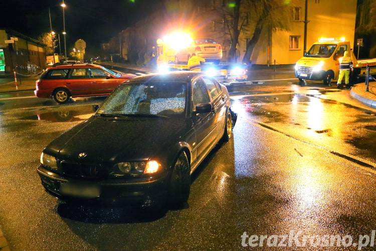 Kolizja na skrzyżowaniu. Zignorował znak STOP