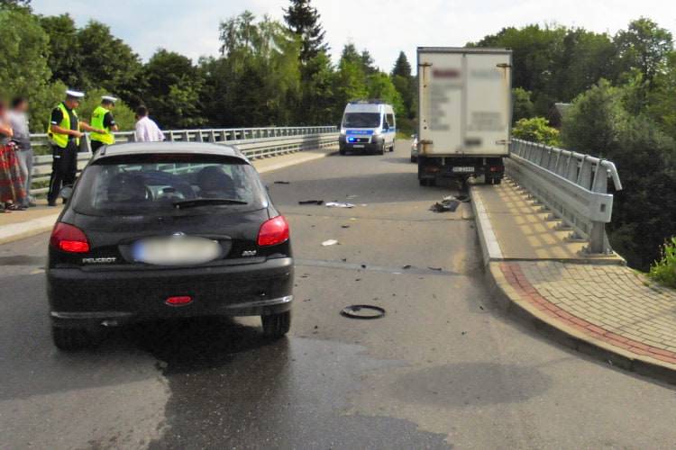 Kolizja w Krościenku Wyżnym