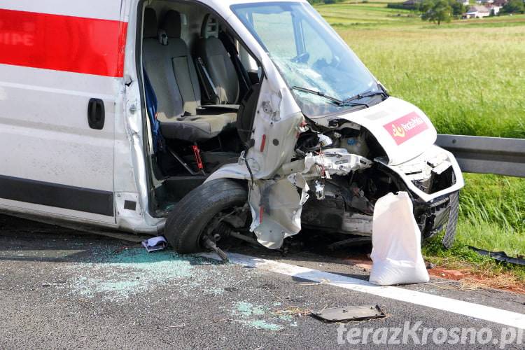 Poważny wypadek w Rymanowie