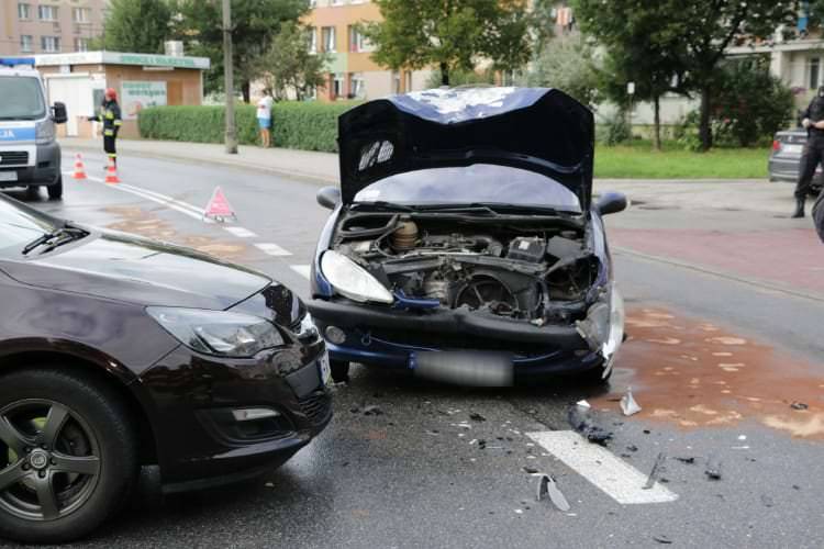 Kolizja w centrum Krosna na ul. Tysiąclecia