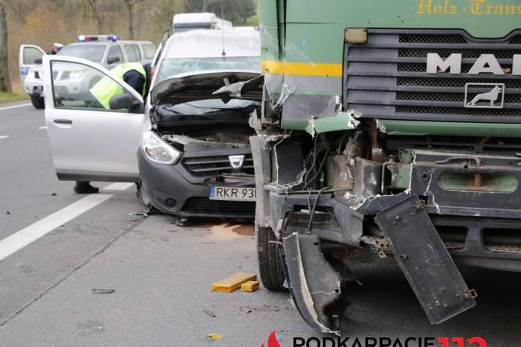 Groźny wypadek w Klimkówce