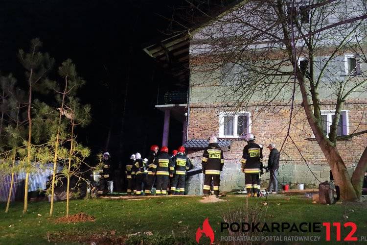 Pożar i wybuch w Przybówce