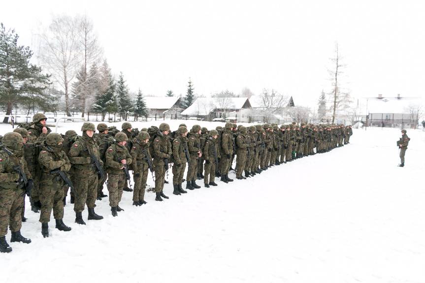 W Odrzykoniu trwają szkolenia rotacyjne żołnierzy WOT