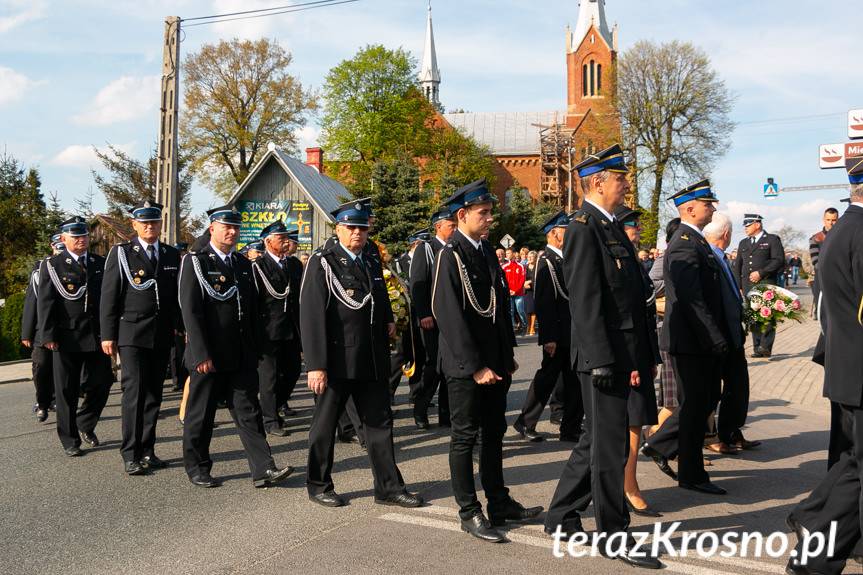 Ostatnie pożegnanie Kazimierza Węgrzyna, prezesa OSP Miejsce Piastowe