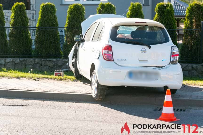 Zderzenie trzech samochodów na ul. Brzozowej