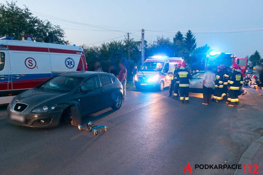 Zderzenie na skrzyżowaniu w Świerzowej Polskiej