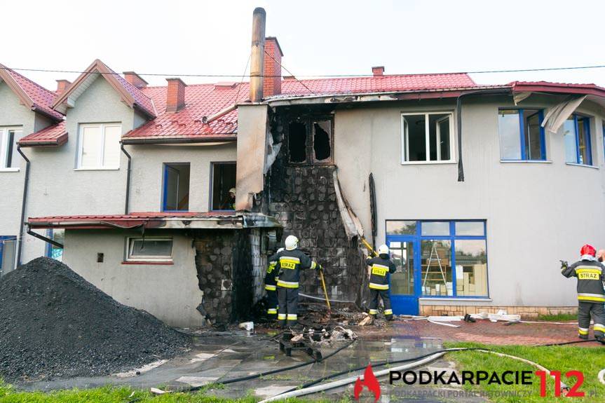 Pożar na stacji Orlen w Targowiskach