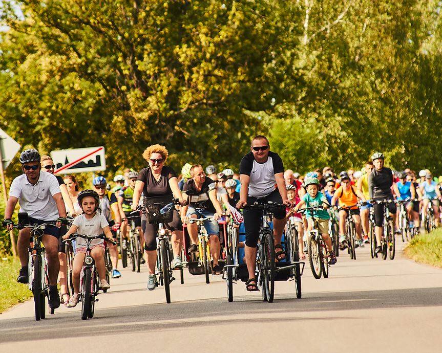 IV rajd rowerowy przejechał przez miejscowości Gminy Jedlicze