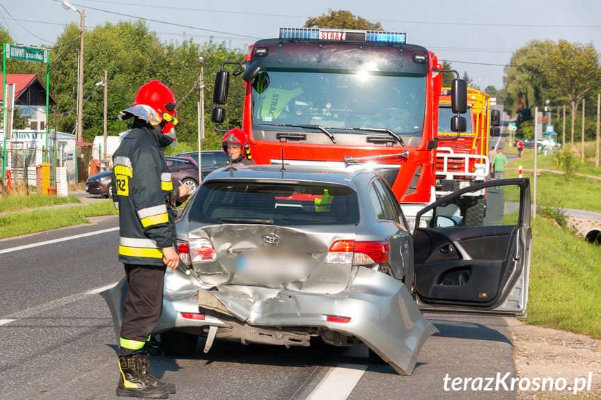 Zderzenie lancii i toyoty