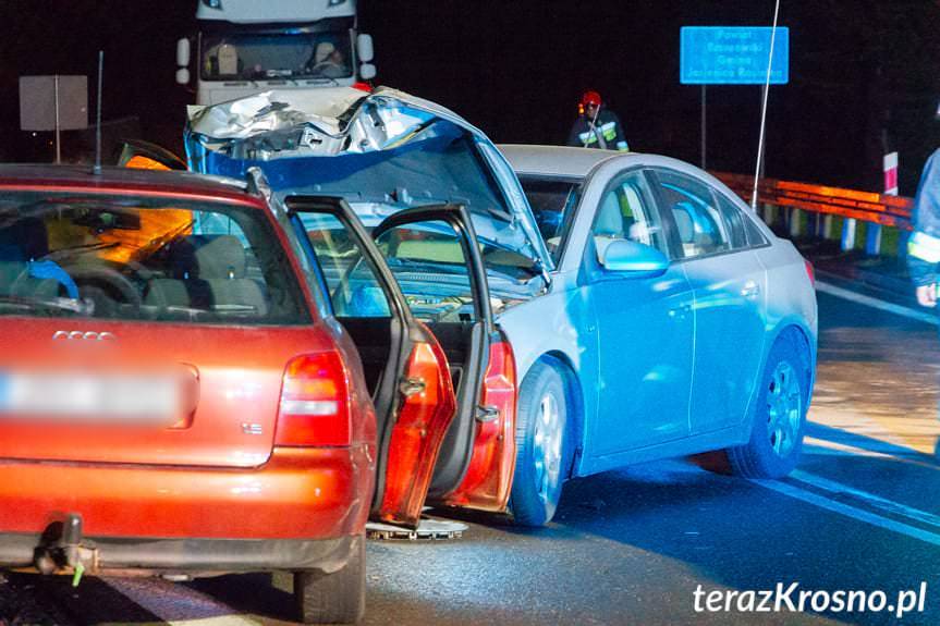Czołowe zderzenie w Woli Komborskiej