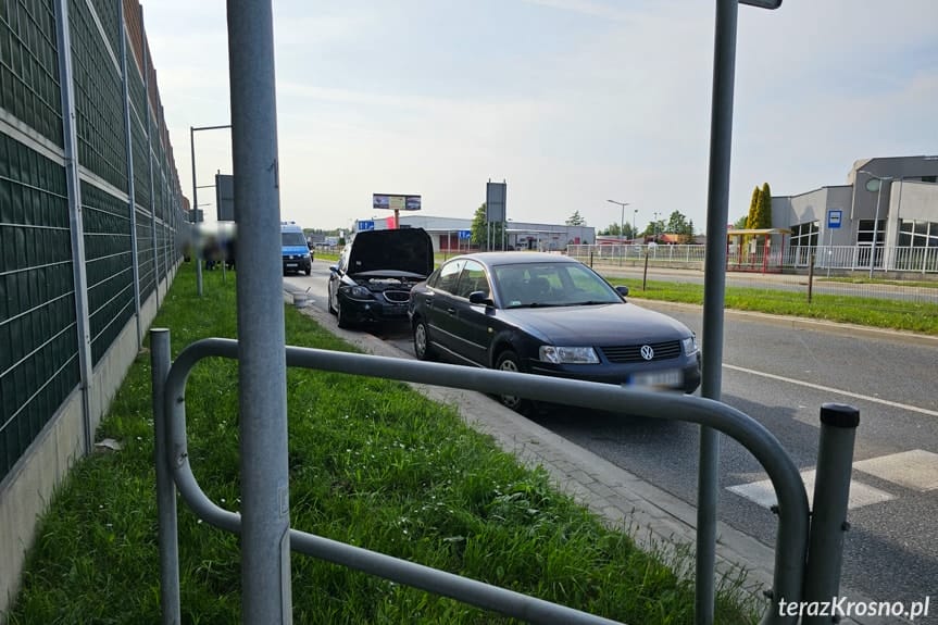 Wypadek na Podkarpackiej w Krośnie