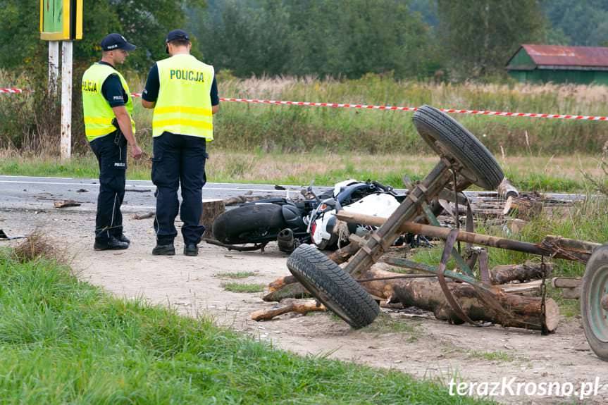 Wypadek w Warzycach. Nie żyje 29-letni motocyklista