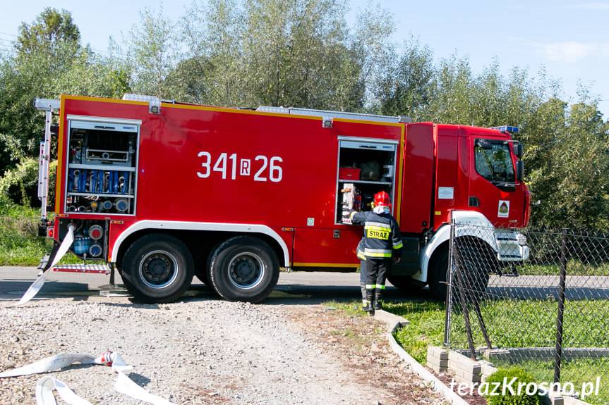 Pożar pralki i zadymienie domu w Żeglcach