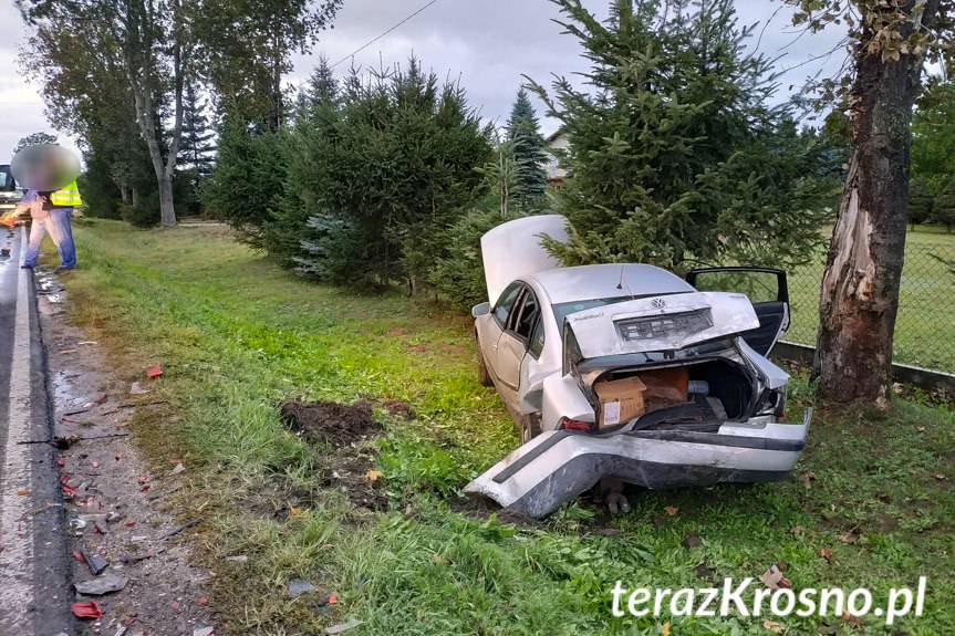 Wypadek w Bajdach, zderzyły się trzy samochody