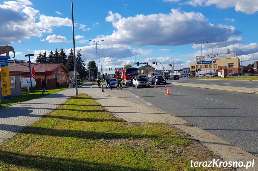 Wypadek na Podkarpackiej, niemowlę trafiło do szpitala
