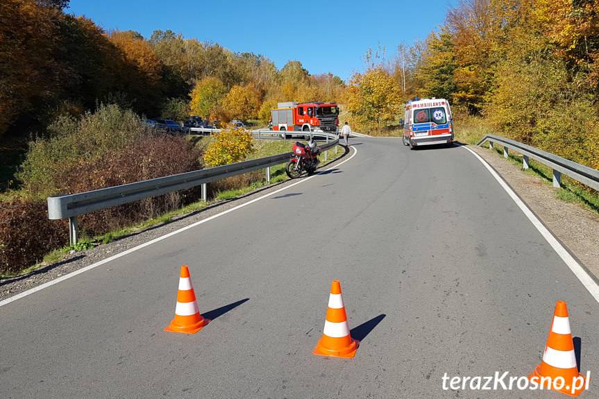 Zderzenie motocyklistów, sprawca bez uprawnień