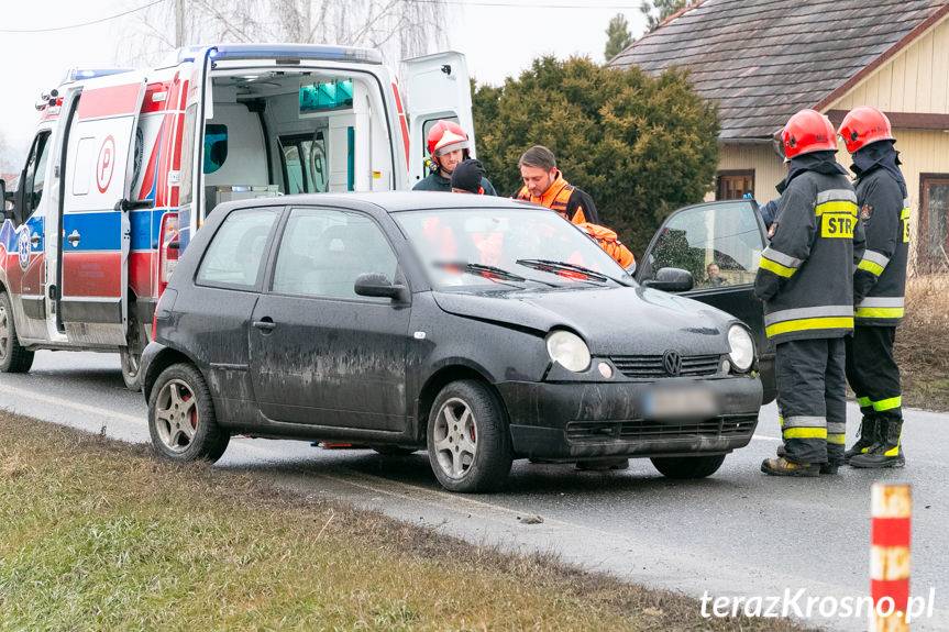 Zderzenie forda i volkswagena na Rzeszowskiej