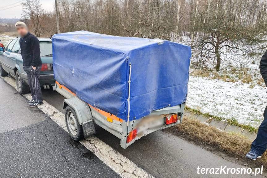 Zderzenie trzech samochodów w Potoku
