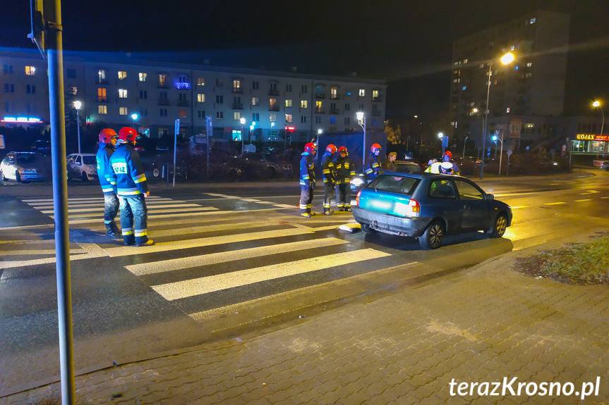 Wypadek na Krakowskiej. Potrącenie pieszej