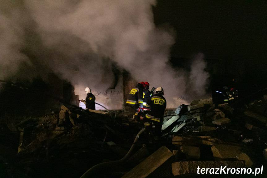 Pożar byłej remizy OSP Krosno - Polanka