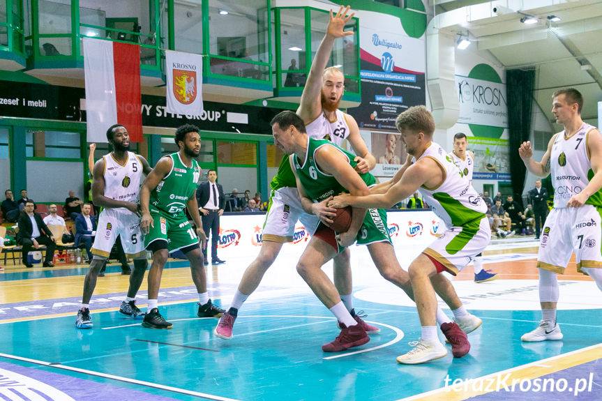 Miasto Szkła Krosno - Stelmet Enea BC Zielona Góra 73:87 