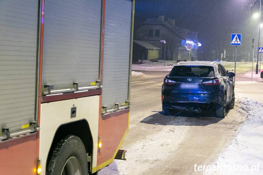 Zderzenie lexusa i bmw