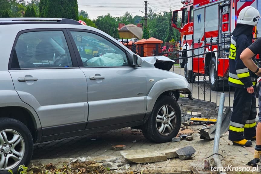 Kolizja w Niżnej Łące