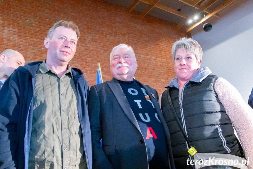 Lech Wałęsa w Krośnie
