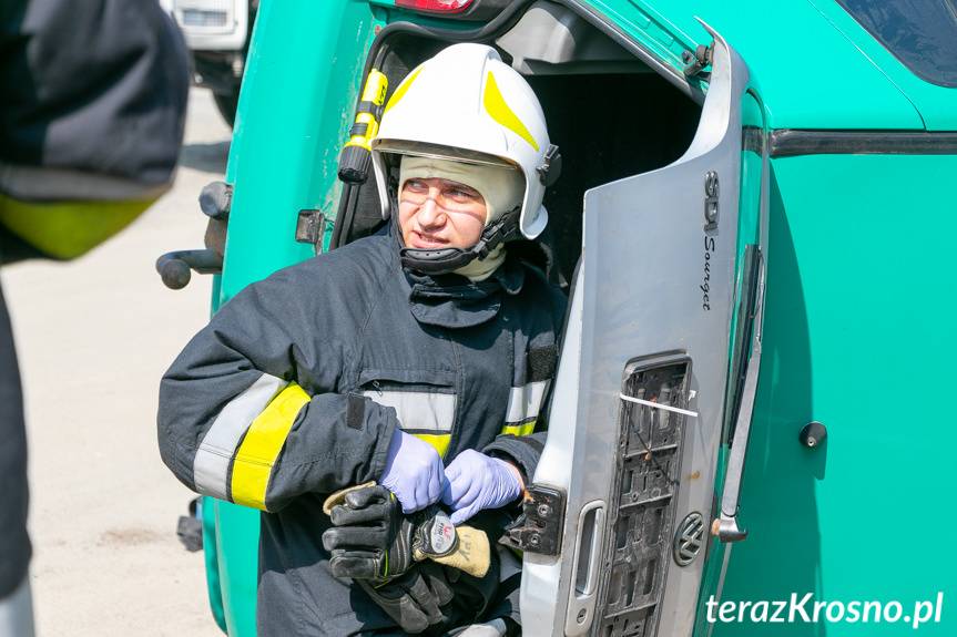 Strażacy ćwiczyli w Pustynach