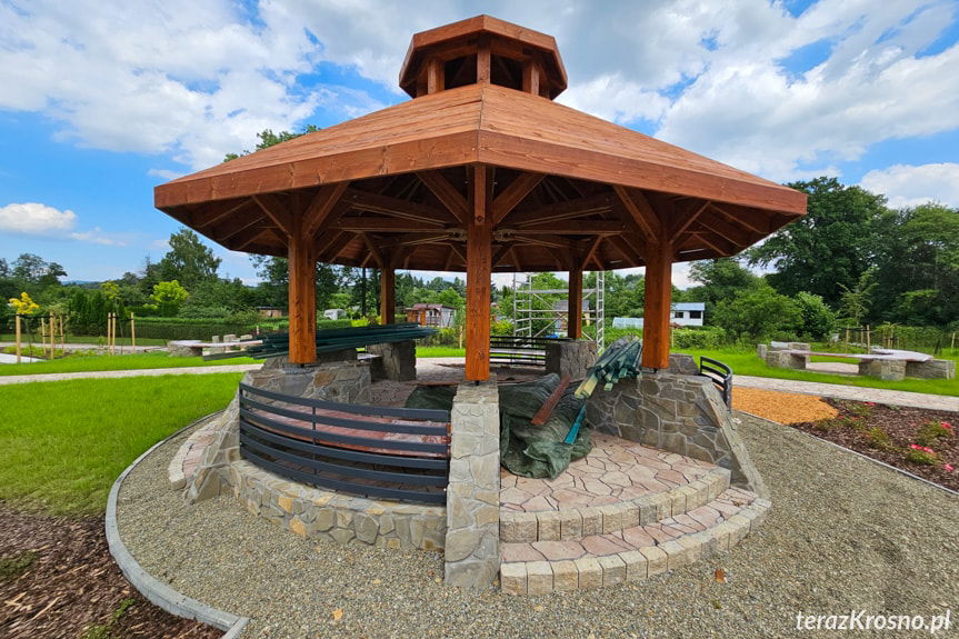 Park sensoryczny przy ul. Chopina na finiszu