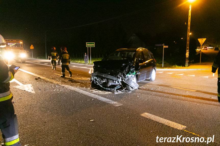 Wypadek w Komborni na DK19