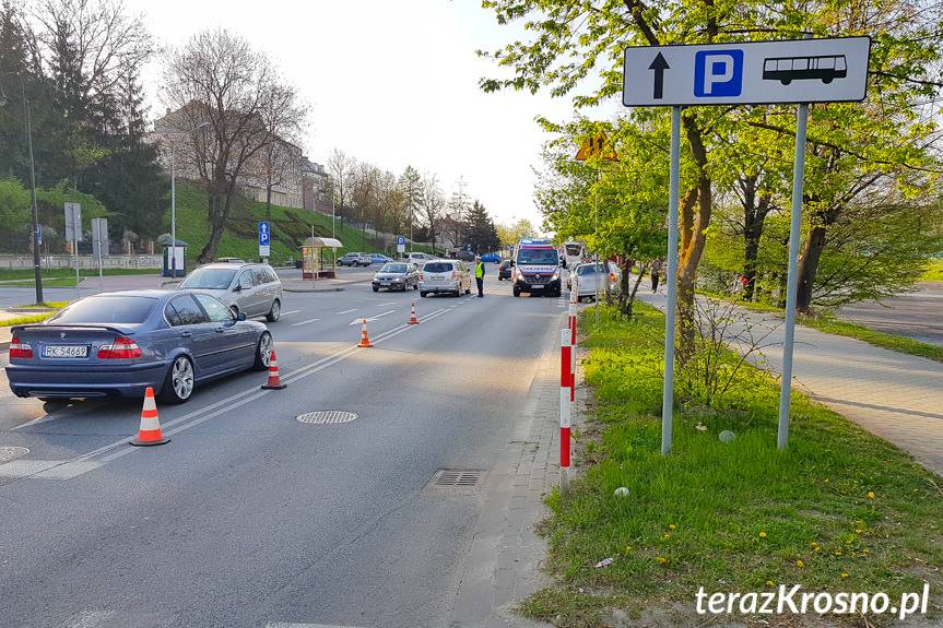 Nie ustąpił pierwszeństwa rowerzyście