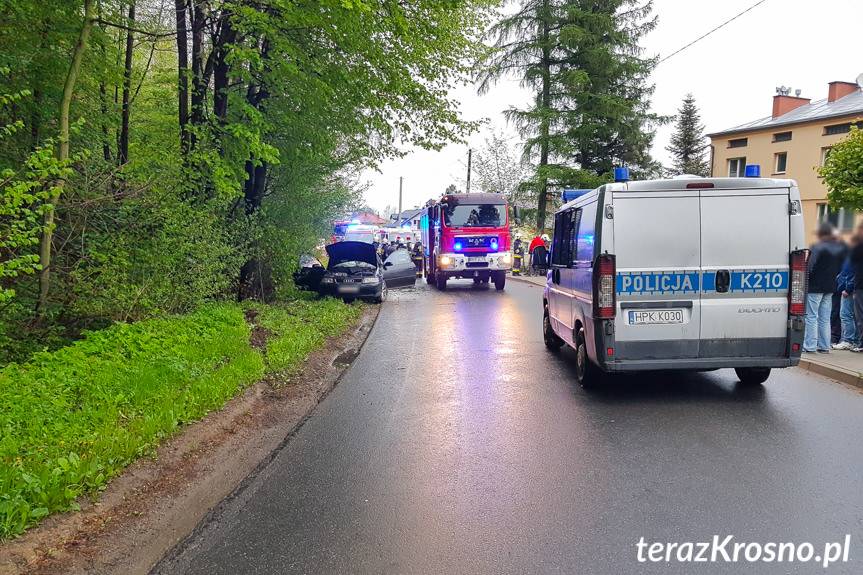 Wjechali audi w drzewo