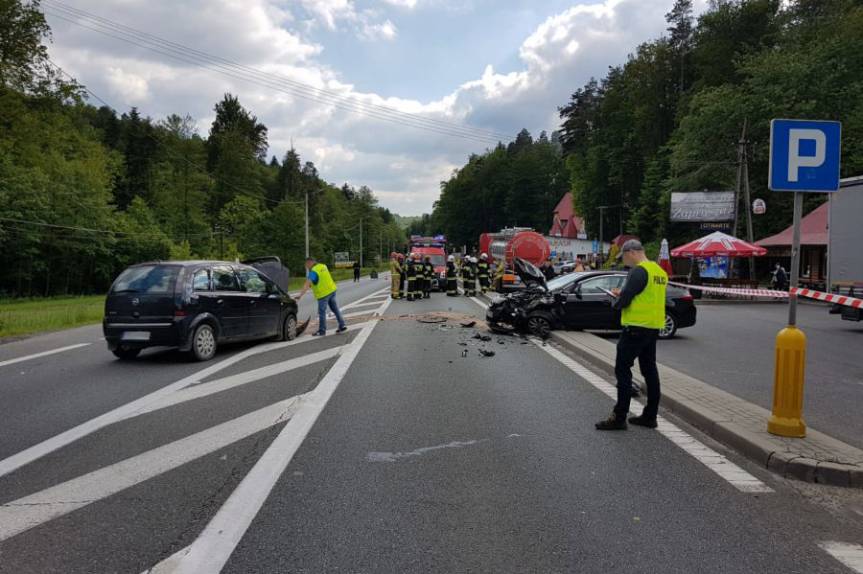 Jechali na służbę do Krosna, pomagali na miejscu wypadku