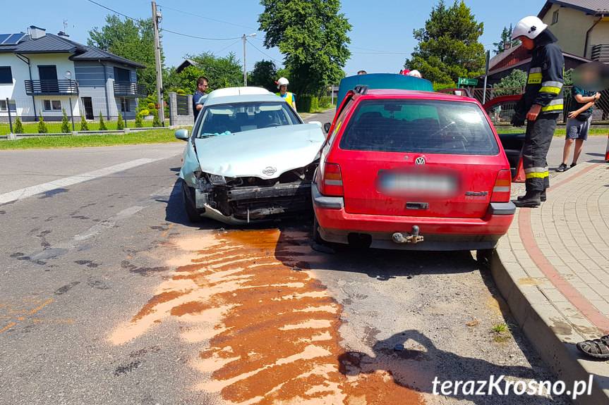 Zignorował STOP i spowodował kolizję