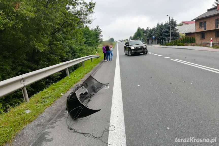 Zderzenie osobówki i tira w Równem