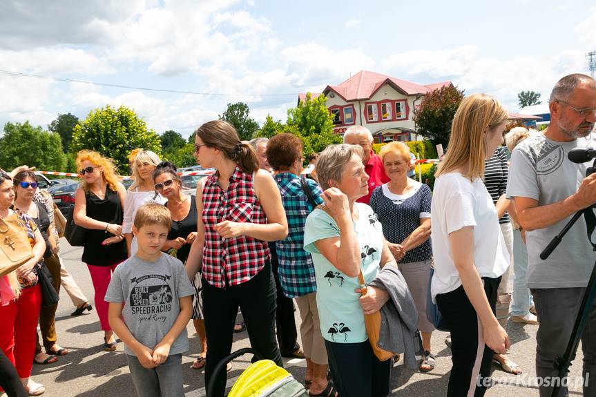 Protest przeciw rozbudowie spalarni w Jedliczu
